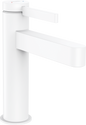 Hansgrohe Finoris Waschtischmischer 110 mit Push-Open Ablaufgarnitur (mattweiß)