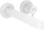 Hansgrohe Finoris 2-Loch Waschtischmischer Unterputz, Fertigset, Ausladung 228 mm (mattweiß)