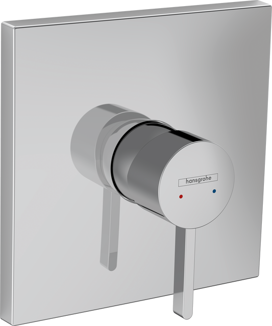 Hansgrohe Finoris Brausenmischer Unterputz, Fertigset für 1 Verbraucher (chrom)