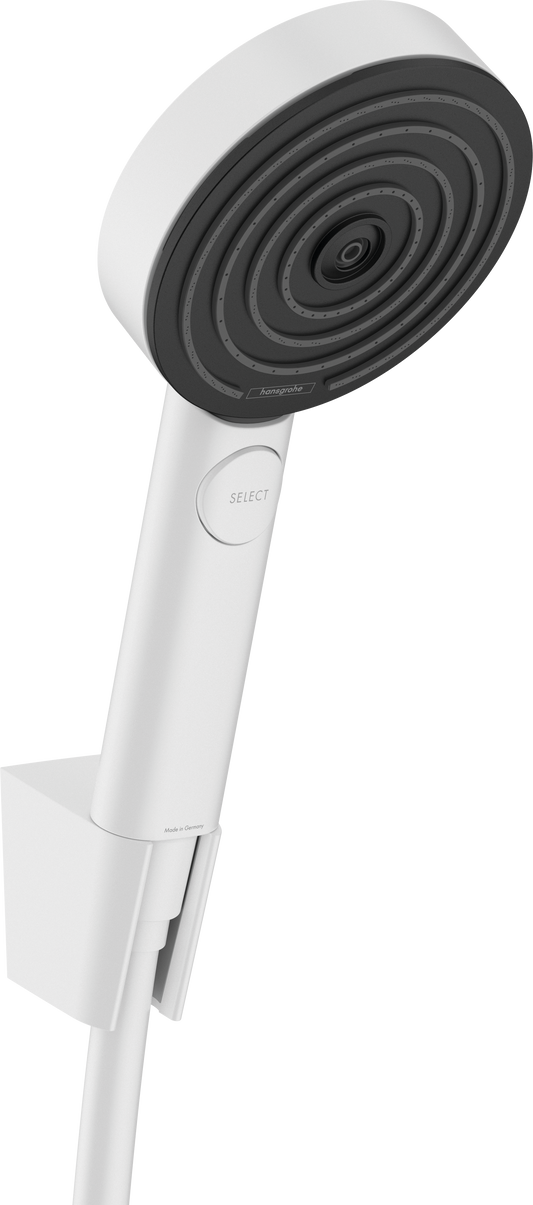 Hansgrohe Pulsify Select S 105 3jet Porterset, Brauseschlauch 1600 mm (mattweiß)
