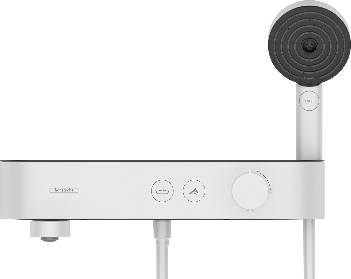 Hansgrohe ShowerTablet Select 400 Wannenthermostat Aufputz (mattweiß)