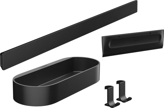 hansgrohe WallStoris Duschset (mattschwarz)