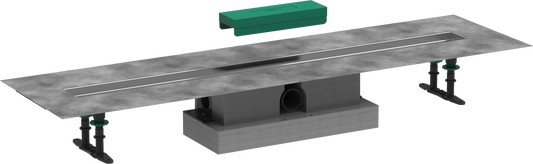 Hansgrohe uBox universal Komplettset für Standardinstallation, 1000 mm, für RainDrain Rock und RainDrain Match