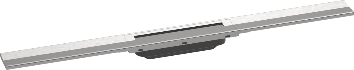 Hansgrohe RainDrain Flex Duschrinne 800 mm, kürzbar, zur freien Montage (Edelstahl gebürstet)
