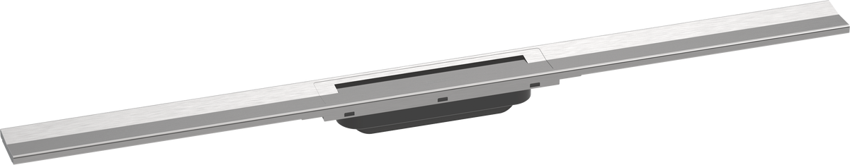 Hansgrohe RainDrain Flex Duschrinne 900 mm, kürzbar, zur freien Montage (Edelstahl gebürstet)