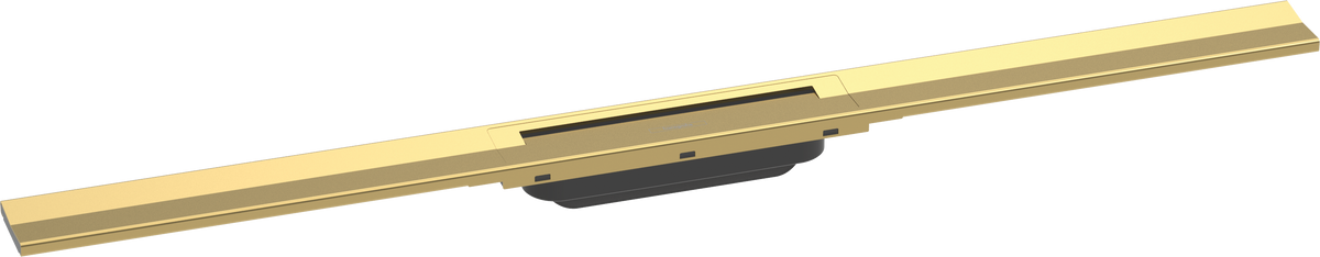 Hansgrohe RainDrain Flex Duschrinne 900 mm, vor Ort kürzbar (polished gold optic)