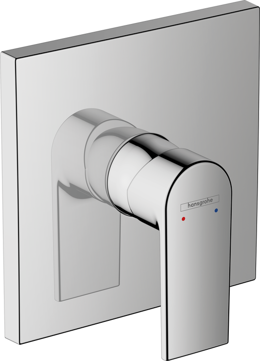 Hansgrohe Vernis Shape Brausenmischer Unterputz, Fertigset für 1 Verbraucher (chrom)