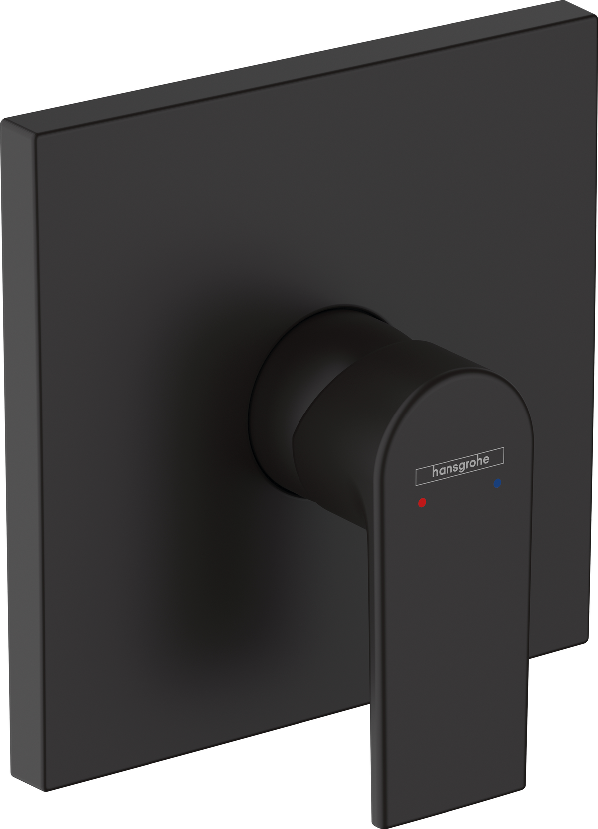 Hansgrohe Vernis Shape Brausenmischer Unterputz, Fertigset für 1 Verbraucher (mattschwarz)