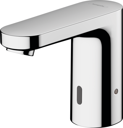 Hansgrohe Vernis Blend Elektronik-Waschtischmischer 100 mit Temperaturvoreinstellung, Batteriebetrieb (chrom)