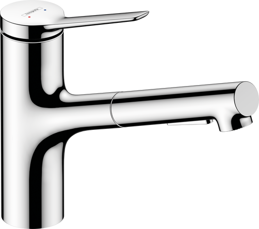 Hansgrohe Zesis M33 Spültischmischer 150 2jet mit Ausziehbrause (chrom)