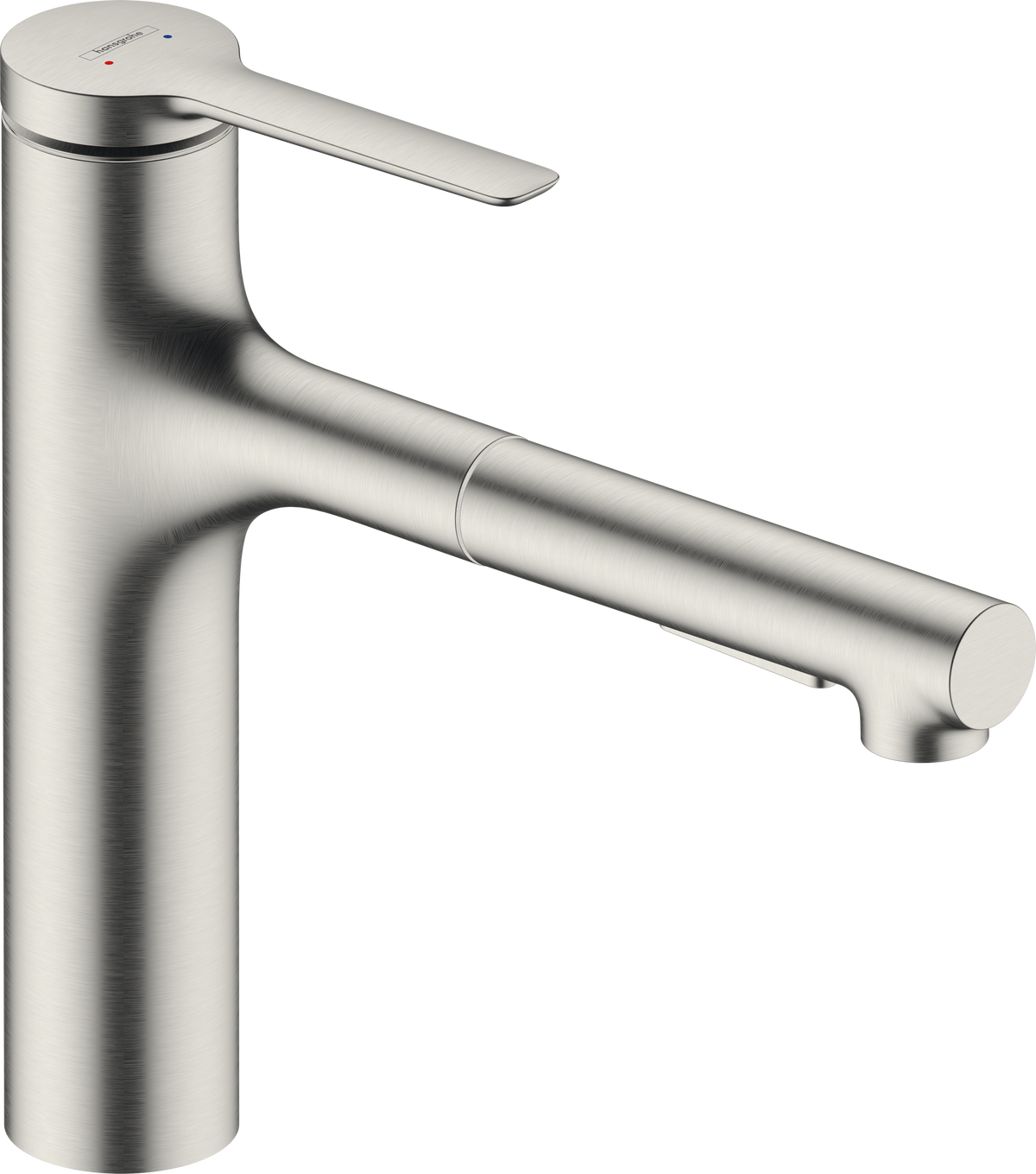 Hansgrohe Zesis M33 Spültischmischer 160 mit Ausziehbrause 2jet und sBox lite (Edelstahl Optik)
