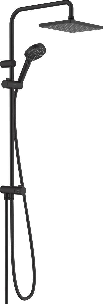 Hansgrohe Vernis Shape Showerpipe 230 1jet Reno EcoSmart (mattschwarz)