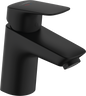 Hansgrohe Logis Waschtischmischer 70 CoolStart mit Zugstangen-Ablaufgarnitur (mattschwarz)