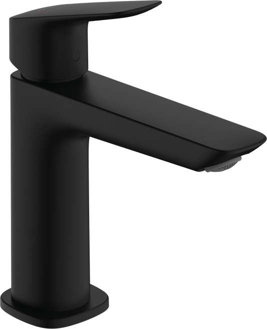 Hansgrohe Logis Fine Waschtischmischer 110 ohne Ablaufgarnitur (mattschwarz)