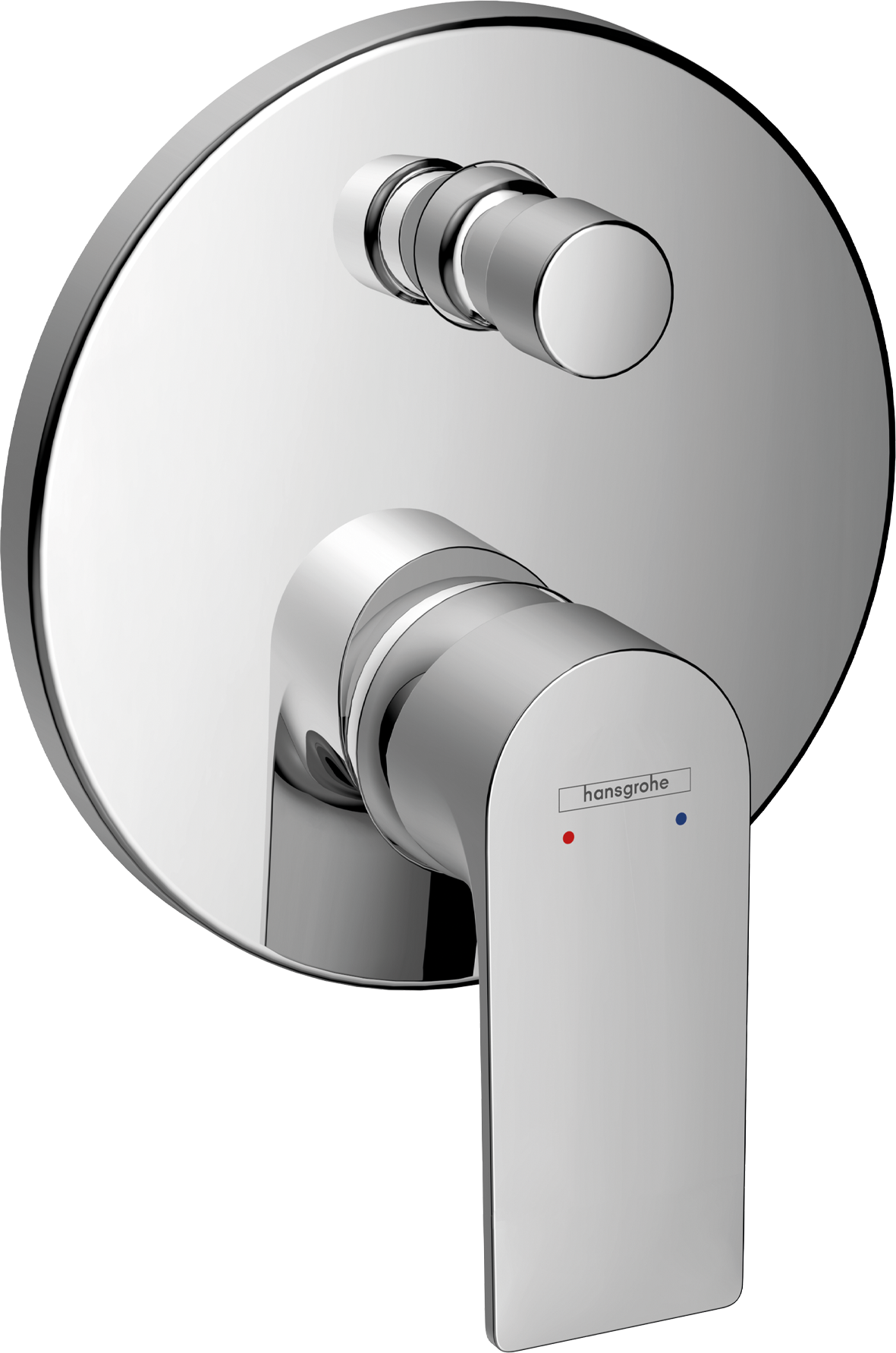 Hansgrohe Rebris E Wannenmischer Unterputz, Fertigset für 2 Verbraucher, mit Sicherungskombination (chrom)