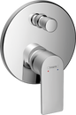 Hansgrohe Rebris E Wannenmischer Unterputz, Fertigset für 2 Verbraucher, mit Sicherungskombination (chrom)