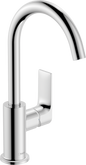 Hansgrohe Rebris E Waschtischmischer 210 mit Schwenkauslauf und Zugstangen-Ablaufgarnitur (chrom)