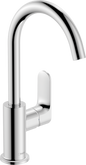 Hansgrohe Rebris S Einhebel-Waschtischmischer 210 mit Schwenkauslauf und Zugstangen-Ablaufgarnitur (chrom)