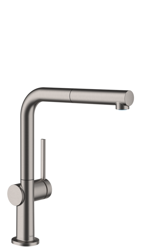 Hansgrohe Talis M54 Spültischmischer 270 mit Ausziehauslauf 1jet (brushed black chrome)