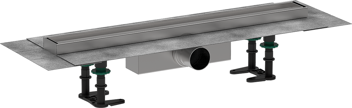 Hansgrohe RainDrain Compact Komplettset Duschrinne 600 mm befliesbar für Standardinstallation