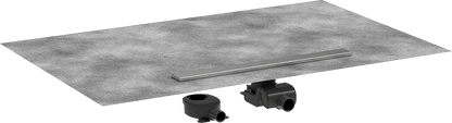 Hansgrohe RainDrain Allround Komplettset Duschrinne 700 mm für Standard- und flache Installation (Edelstahl gebürstet)