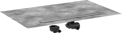 Hansgrohe RainDrain Allround Komplettset Duschrinne 900 mm für Standard- und flache Installation (Edelstahl)
