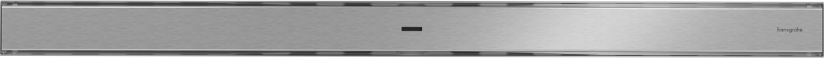 Hansgrohe RainDrain Allround Komplettset Duschrinne 800 mm für Standard- und flache Installation (Edelstahl gebürstet)