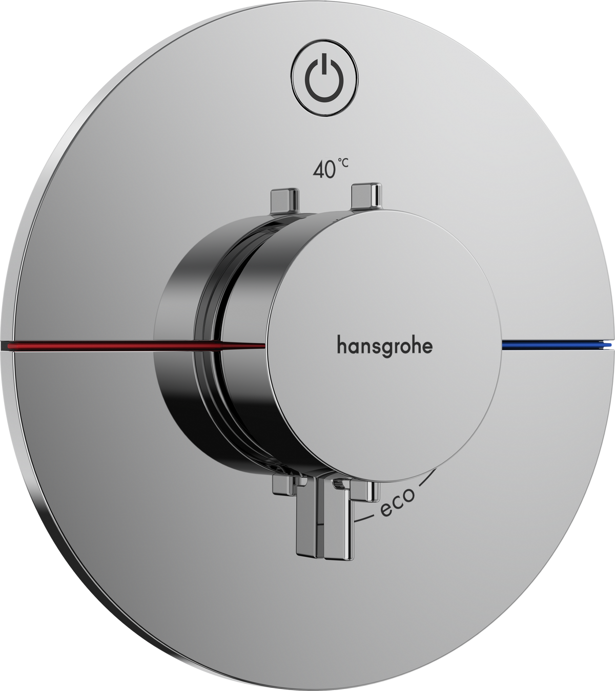 Hansgrohe ShowerSelect Comfort S Thermostat Unterputz, Fertigset für 1 Verbraucher (chrom)