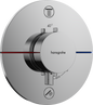 Hansgrohe ShowerSelect Comfort S Thermostat Unterputz, Fertigset für 2 Verbraucher (chrom)