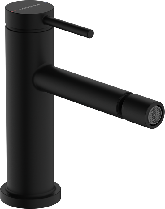 Hansgrohe Tecturis S Bidetmischer mit Zugstangen-Ablaufgarnitur (mattschwarz)