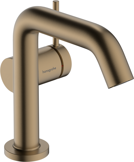 Hansgrohe Tecturis S Waschtischmischer 110 Fine CoolStart mit Push-Open Ablaufgarnitur (brushed bronze)