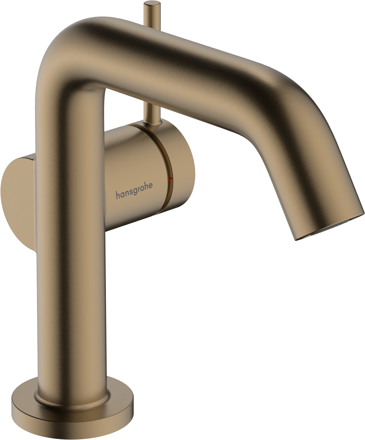 Hansgrohe Tecturis S Waschtischmischer 110 Fine CoolStart mit Zugstangen-Ablaufgarnitur (brushed bronze)