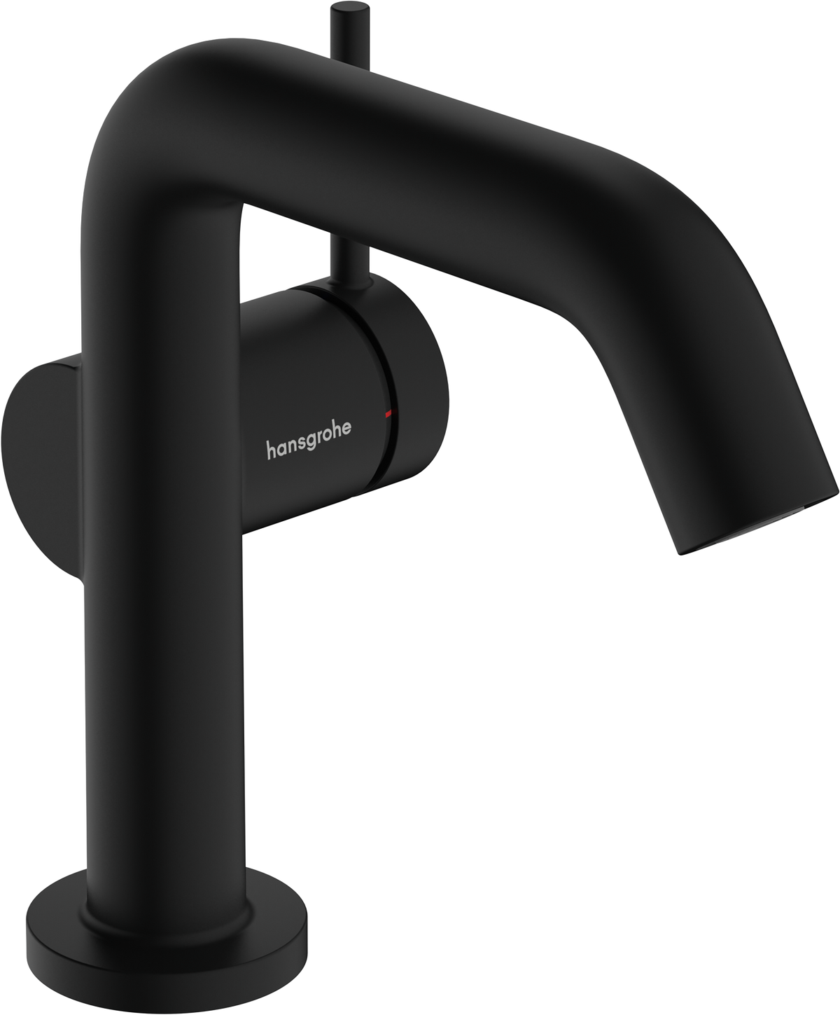 Hansgrohe Tecturis S Waschtischmischer 110 Fine CoolStart mit Zugstangen-Ablaufgarnitur (mattschwarz)