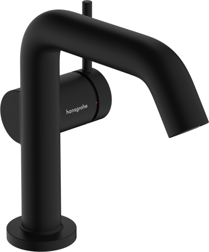 Hansgrohe Tecturis S Waschtischmischer 110 Fine CoolStart mit Zugstangen-Ablaufgarnitur (mattschwarz)