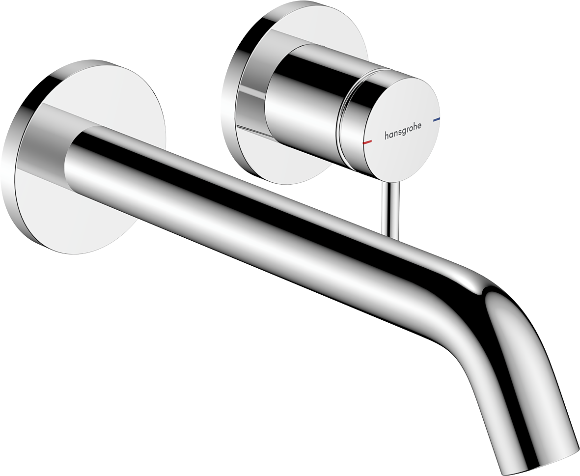 Hansgrohe Tecturis S 2-Loch-Waschtischmischer Unterputz, Fertigset, Ausladung 225 mm (chrom)