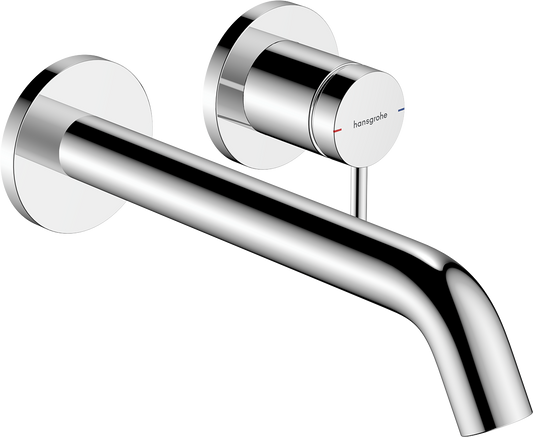 Hansgrohe Tecturis S 2-Loch-Waschtischmischer Unterputz, Fertigset, Ausladung 225 mm (chrom)