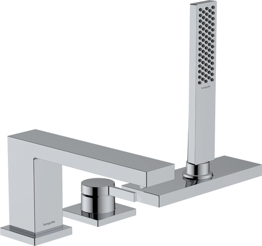 Hansgrohe Tecturis E 3-Loch-Wannenrandmischer mit sBox (chrom)