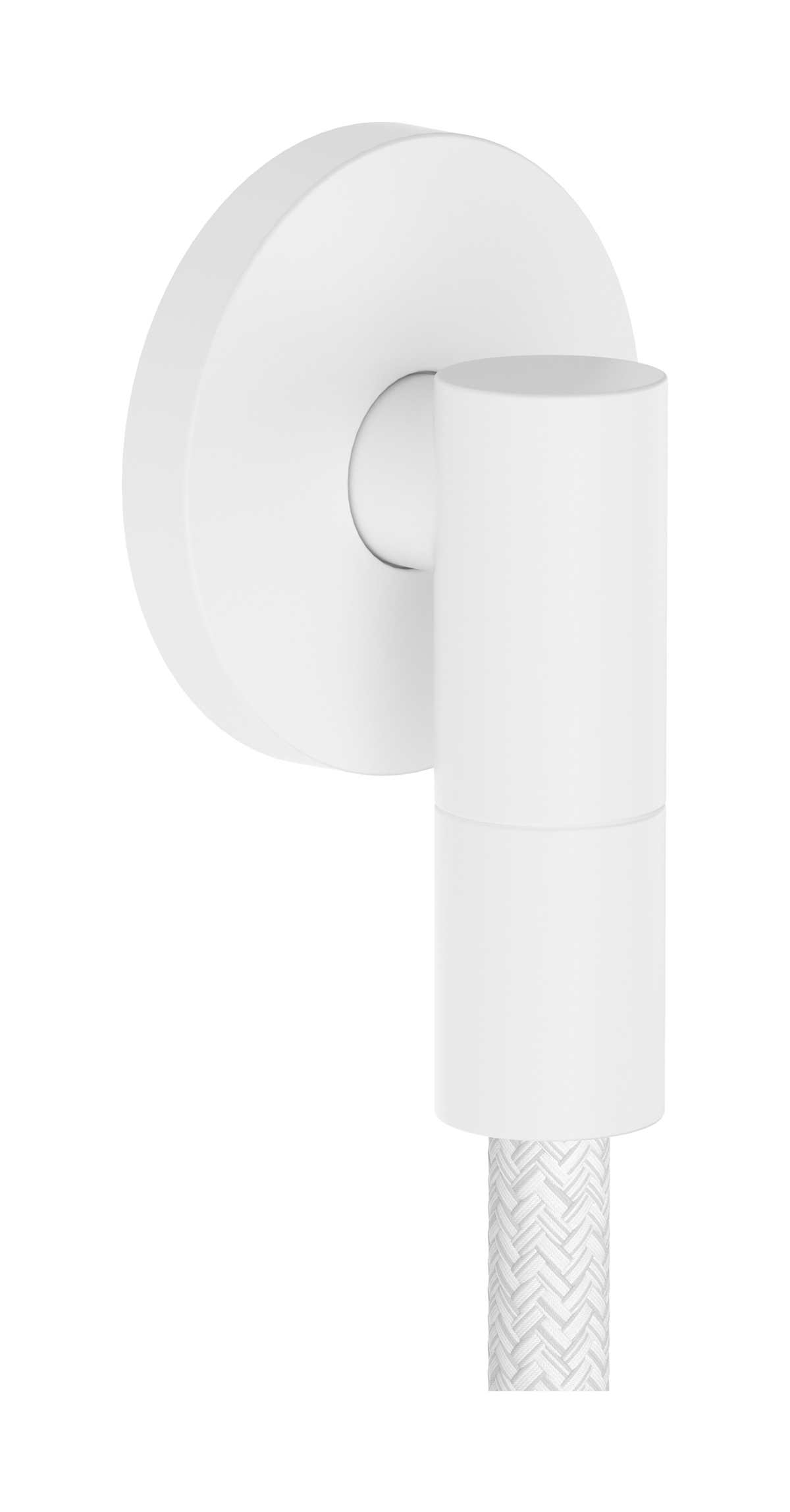 hansgrohe FixFit Fine S Wandanschluss mit Rückflussverhinderer (mattweiß)