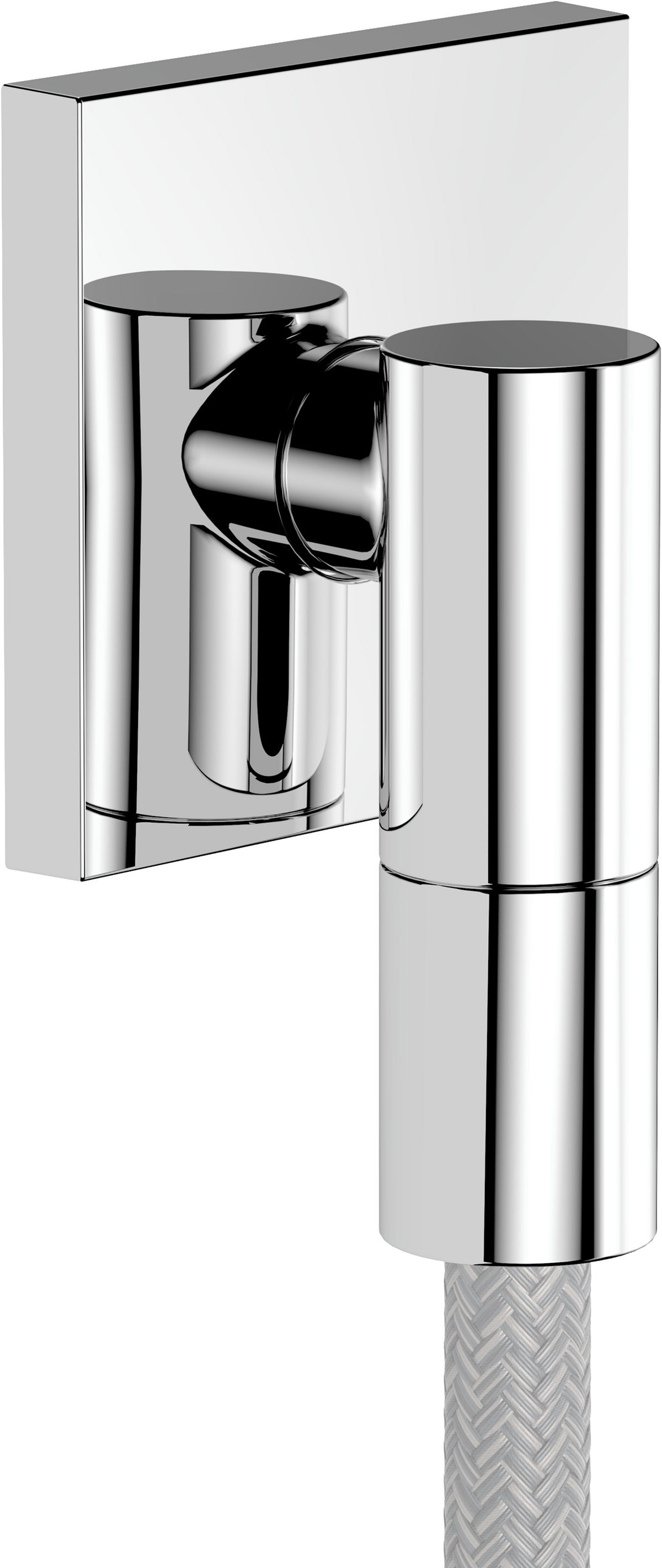 hansgrohe FixFit Fine E Wandanschluss mit Rückflussverhinderer (chrom)