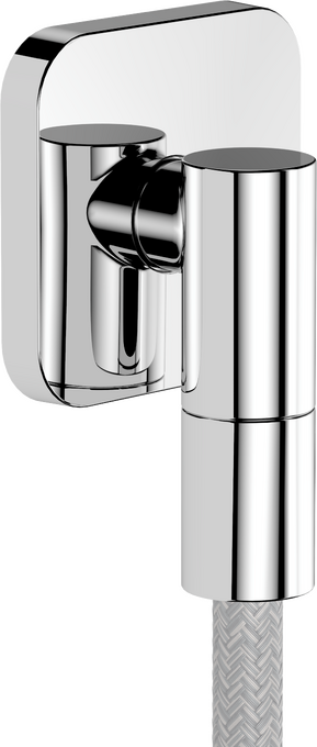 Hansgrohe Wandanschluss FixFit Fine Q mit Rückflussverhinderer (chrom)