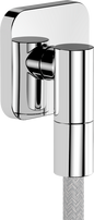 Hansgrohe Wandanschluss FixFit Fine Q mit Rückflussverhinderer (chrom)