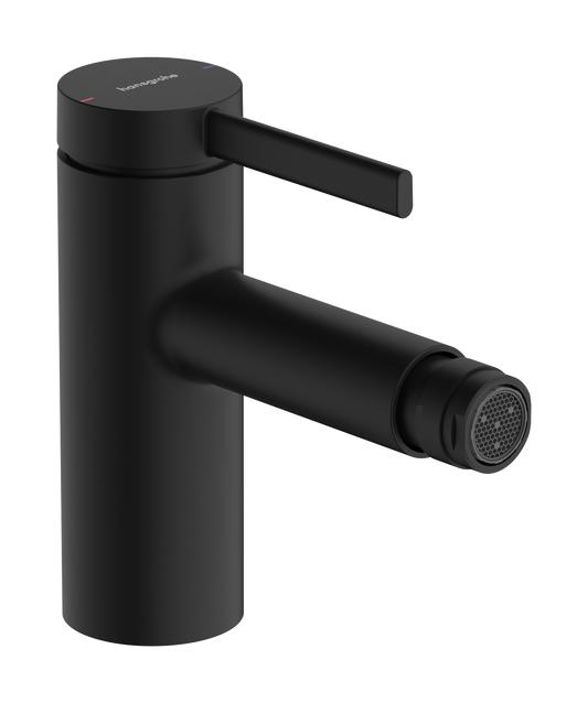 Hansgrohe Zesis S Bidetmischer mit Zugstangen-Ablaufgarnitur (mattschwarz)