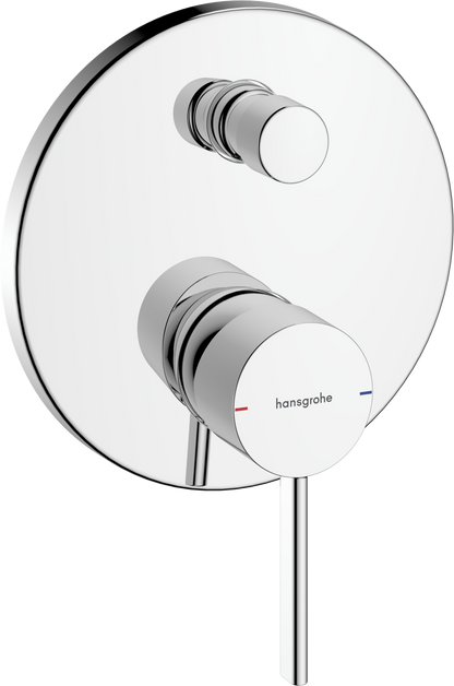 Hansgrohe Zesis S Wannenmischer Unterputz, Fertigset für 2 Verbraucher (chrom)