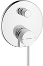 Hansgrohe Zesis S Wannenmischer Unterputz, Fertigset für 2 Verbraucher (chrom)