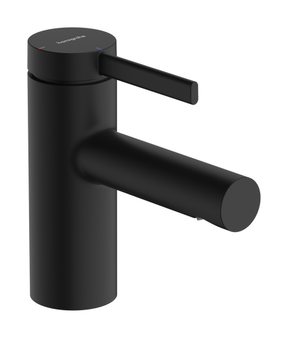 Hansgrohe Zesis S Waschtischmischer 70 CoolStart mit Zugstangen-Ablaufgarnitur (mattschwarz)