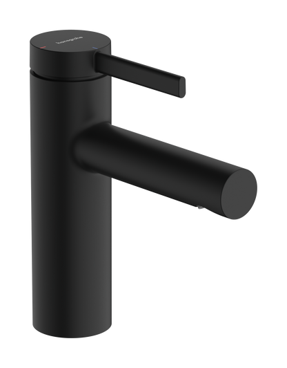 Hansgrohe Zesis S Waschtischmischer 100 CoolStart mit Zugstangen-Ablaufgarnitur (mattschwarz)