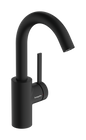 Hansgrohe Zesis S Waschtischmischer 210 mit Schwenkauslauf und Zugstangen-Ablaufgarnitur (mattschwarz)