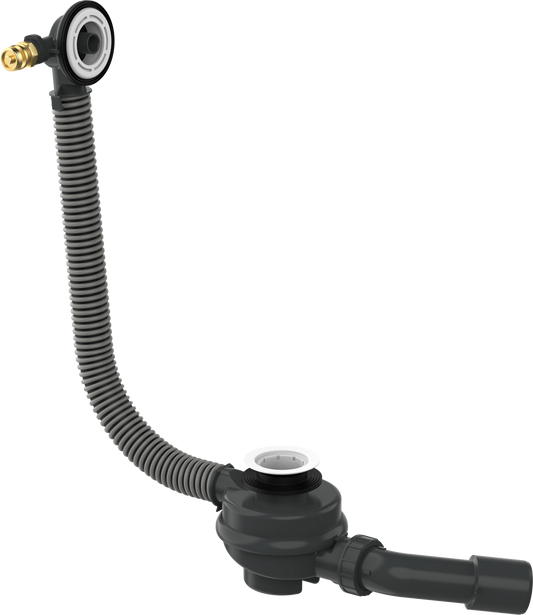 hansgrohe Tubset Grundkörper universal für Wanneneinlauf, Ablauf- und Überlaufgarnitur