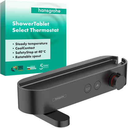 Hansgrohe ShowerTablet Select 400 Wannenthermostat Aufputz (mattschwarz)