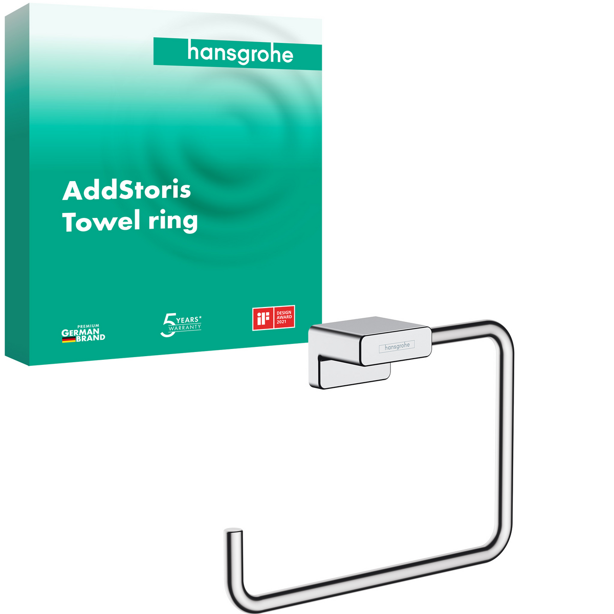 hansgrohe AddStoris Handtuchring (chrom)